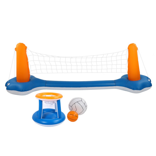 Aufblasbares Volleyball-Set, Pool-Basketball-Set 2