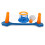 Aufblasbares Volleyball-Set, Pool-Basketball-Set 6