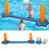 Aufblasbares Volleyball-Set, Pool-Basketball-Set 12