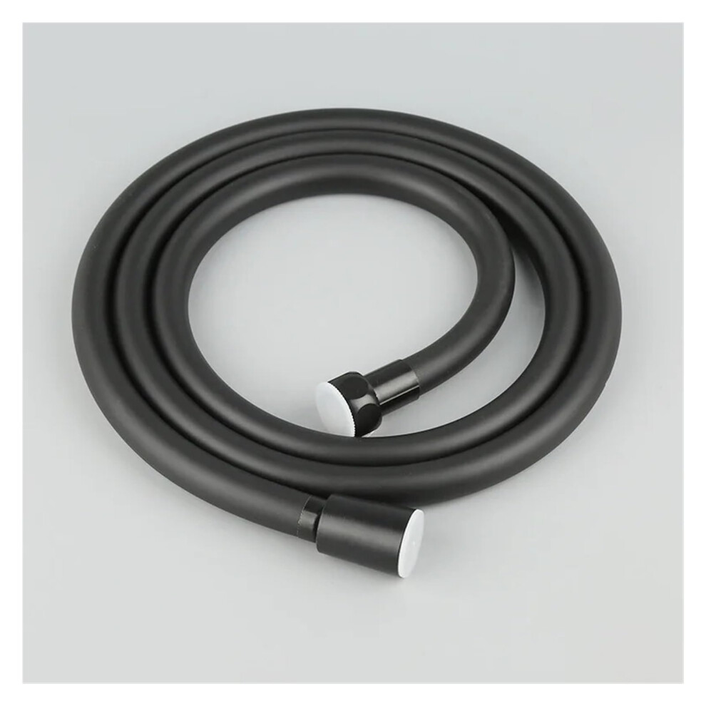 Shower Hose 150Cm Black Flexible Silicone Explosion Proof Tangle Bathroom Hose 9199774878920