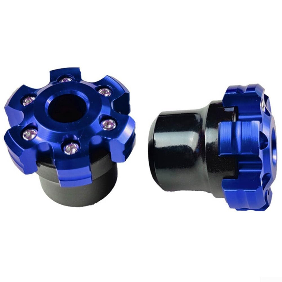 Motorcycle Fork Sliders Aluminum Alloy Antifall Front Fork Protectors For Crash Protection Blue 9382693122896