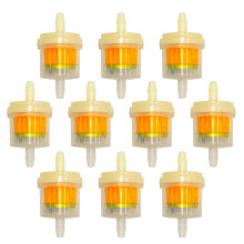 Oil Filter for Motorcycles and Motorcycle Engines, 10Pack Petrol Oil Filter, Transparent Shell Replacement Parts