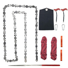 Rope Chain Saw Folding Hand Saw Foldable Rope Chain Saw Compact Outdoor Wood Cutter Portable Survival Tool