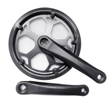 Folding Bike Crankset 52T/48T/40T Triple Chainring for Road Bicycles, 48T Chainwheel Replacement Parts, Aluminum Alloy