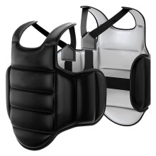 Reversible Boxing Chest Guard with Adjustable Fit, Breathable Muay Thai and Taekwondo Body Protector
