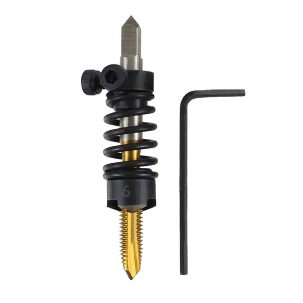 Tapping Chamfer Straight Flute Screw Tap Tool M6 Hssco 5% Chamfering Machine Accessory For Lathe Metalworking 9199774889049