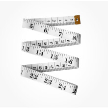 Double Sided Body Measuring Tape For Body And Waist Sewing Tailors Tape Soft Flexible Fiberglass 150cm 60 Inches