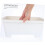Self Watering Plastic Planter Box for Outdoor Indoor Use White Ref: 2233 3