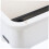 Self Watering Plastic Planter Box for Outdoor Indoor Use White Ref: 2233 2