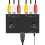2 Way AV to -Compatible 2AV TO -Compatible 2RCA TO -Compatible Multi-Function Convenient Signal Converter 8
