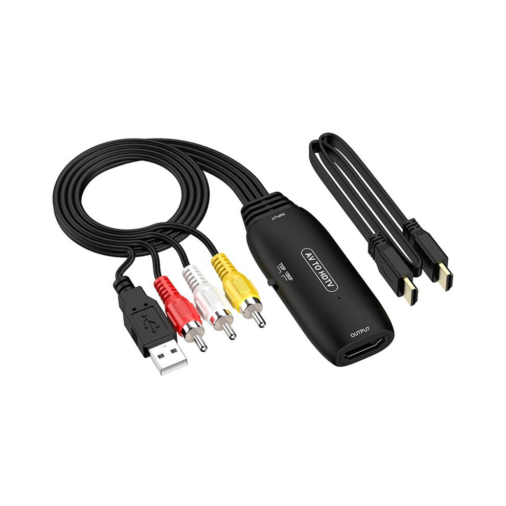 1080P Av To Hdtv Rca-Compatible To -Compatible Composite Adapter Converter With -Compatible Cable Av Adapter 6032907994209