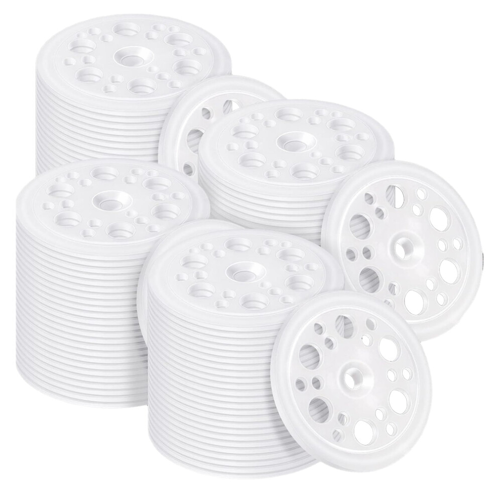 200 Pcs 1.77 Inch/ 45 Mm Plastic Insulation Washers Load Spreading Polypropylene Washers For Fixing & Supporting 4712867329540