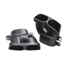 2X Exhausts Pipes for   AMG C63/S W204 S W205 W212 W213 W222 C205 15-18 Car Quad Exhaust Muffler Tips Tailpipe