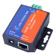 Modbus SeriëLe Poort RS485 Naar Ethernet Converter Server USR-TCP232-304 Gegevensoverdracht DHCP/DNS Ondersteund