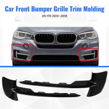 Car Front Bumper Grille Trim Molding 51117303113 51117303114 for  X5 F15 2013-2018 Bumper Grille Trim Strips