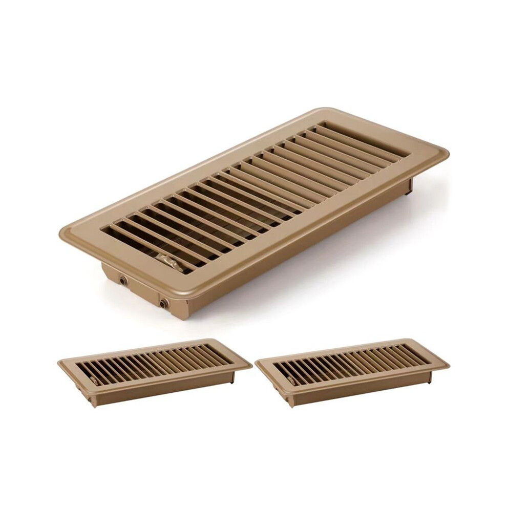 3Pc Floor Vents,4X10in Floor Register Floor Vent Covers For Heavyduty Air Floor Vent Cover For Home Floor Wall Ceiling,A 6033717541751