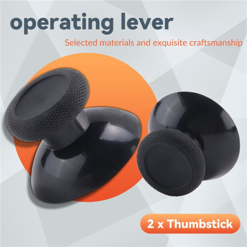 1 pair of Thumbstick Joystick replacement for  One controller Black 1