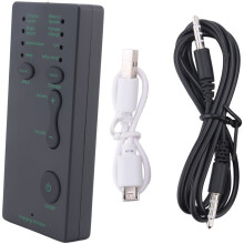 Disguiser Telefon Mikrofon RöStväXlare Adapter 8 Voice Change Modes för PUBG MIC Game