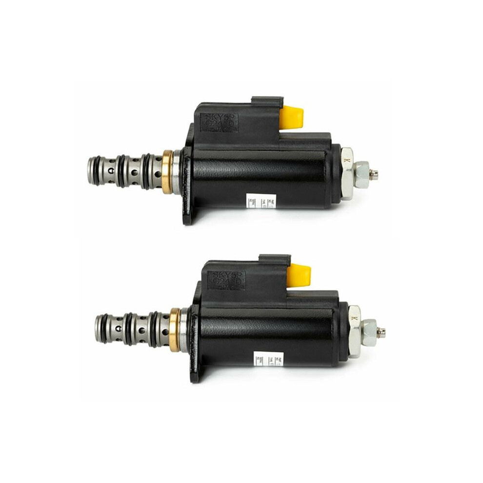 2Pcs 121-1491 Excavator Rotary Solenoid Valve For E320b/C/D 315C 325C 1211491 Kwe5k-31 G24da30 G24db30 Cat 6033976380276