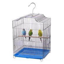 Birdcage Parakeet Cage Wire, Hanging Bird Cage With Feeder, Waterer And Stand, 20x15x12 cm For Budgie Lovebird Canary