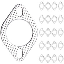 20 PCS 2.5inch ID 2 Bolt High Temp Flange Gasket 2.5 Inch 120-06310-0002 Compatible with 12mm or 1/2inch Bolt Hardware