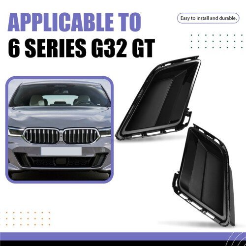 Fog Light Decorative Panel Front Bumper Trim 51118081611 51118081612 for  6 Series G32 2