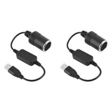 2X USB 5V to 12V Converter,Power Supply for Tachograph ,Lighter USB to Lighter Converter