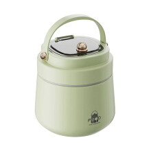 Adults Stainless Steel Insulated Lunch Box with Spoon and Fork, Insulated Bag, Leak-Proof, Keeps Food Warm