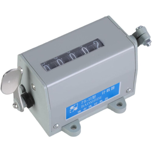 Resettable Counter 099999 Count Range, Pull/Rotary Counter, 5 Digits, Machine Tool 1