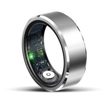 Smart Ring Silver #12 with MotionSensing Game Control and Health Monitoring