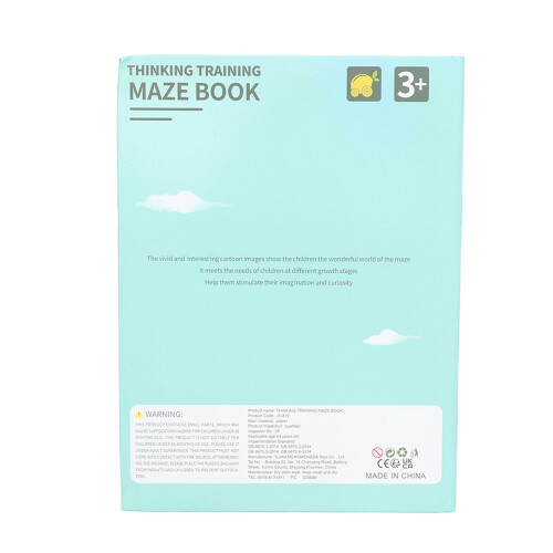 24 Challenges Maze Workbook for Kids Ages 2-8, Hand-Eye Coordination & Problem Solving 2