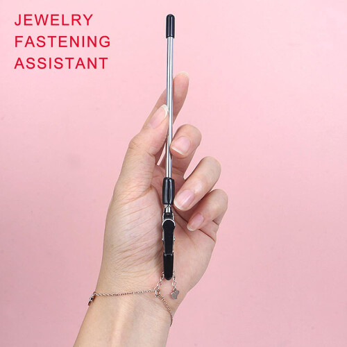Practical Hooking Gadgets Metal Hand Chain Helper Fastening Device For Easy Wear Elderly 1