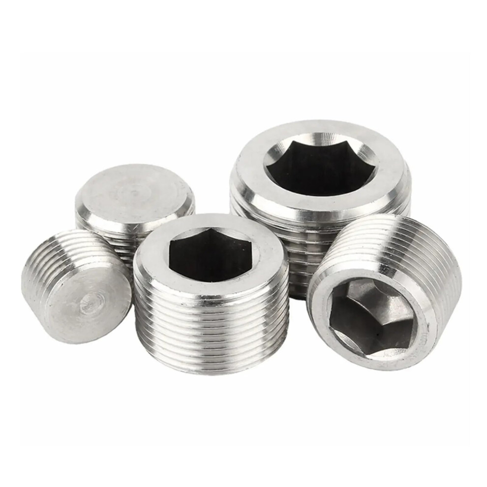 11/4 Inch 304 Stainless Steel Bspp Male Hex Socket Pipe Fitting, Leakproof And Corrosion Resistant 9365369984936