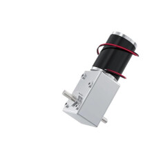 24V Bracket Worm Gear Reduction, Electronic Starter, 9 RPM, Forward And Reverse, Adjustable Speed, Dual Output