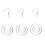 30Pcs Sublimation Blank Earrings Heat Transfer Sub 6