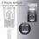 Fermentation Brewing Airlock Kit Grommet Fermentation Beer Making Wine Kombucha Fits Gallon Pitcher 6-Pack 2
