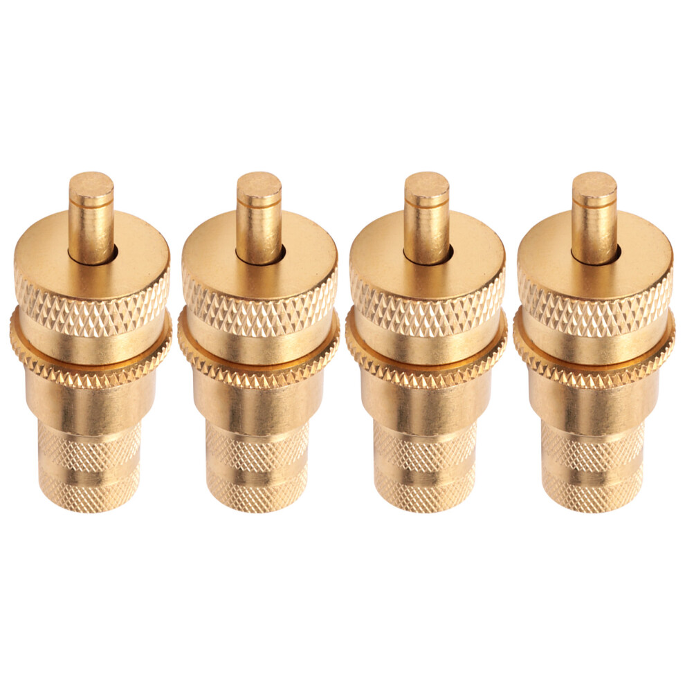 4Pcs Offroad Brass Tire Venting Machine S Kit Automatic 6-30Psi Tyre Tire Pressure Relief Valve Deflators Bleeder Valve 4713499904273