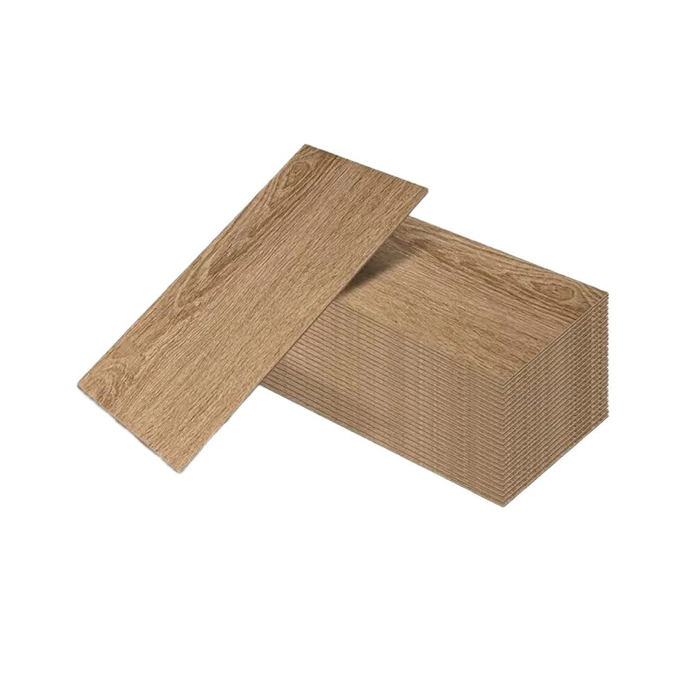 32 Pieces Of Self-Adhesive Floor Tiles Wood Grain Wall Stickers Waterproof Floor Stickers 5.9X17.7inch Pvc Floor Tiles D 4712125071044