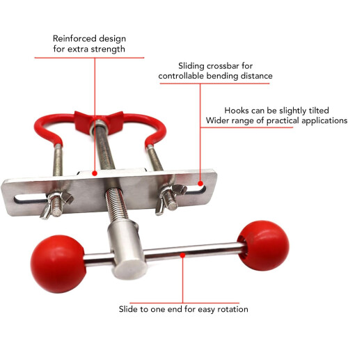 Adjustable Bonsai Branch Bender with Stainless Steel Ergonomic Grip for Precise Tree Shaping 1