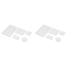 10Pc Clear Stamp Acrylic Block Set for Transparent Acrylic Stamp Pad DIY Scrapbooking Clear Acrylic Display Riser Stands
