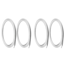 4X White Spring Steel Boning Corset Boning Stays Boning for Sewing Corset Crafts Making, 1/4Inch Width (11 Yards)