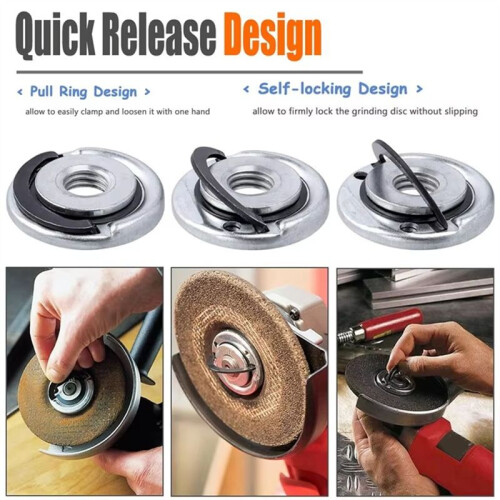 M10 Self Locking Pressing Plate for Angle Grinder Quick Clamping Quick Release Nut Power Tools Accessories 1