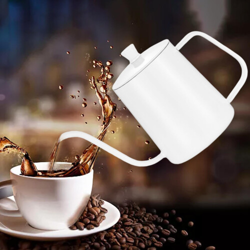 Gooseneck Drip Kettle Swan Neck Thin Mouth Provides Precision Control 2