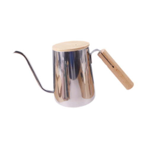 (mirror Silver, 350ml) Narrow Long Spout Coffee Maker Ergonomic Handle Suitable For Beautiful