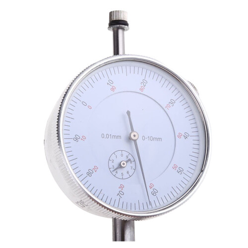 Dial Indicator Gauge 0-10mm Meter Precise 0.01 Resolution Concentricity Test 2