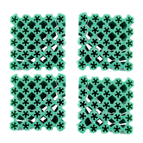 Mounting screws green 6 mm non-slip plastic dowel 100 pieces 1