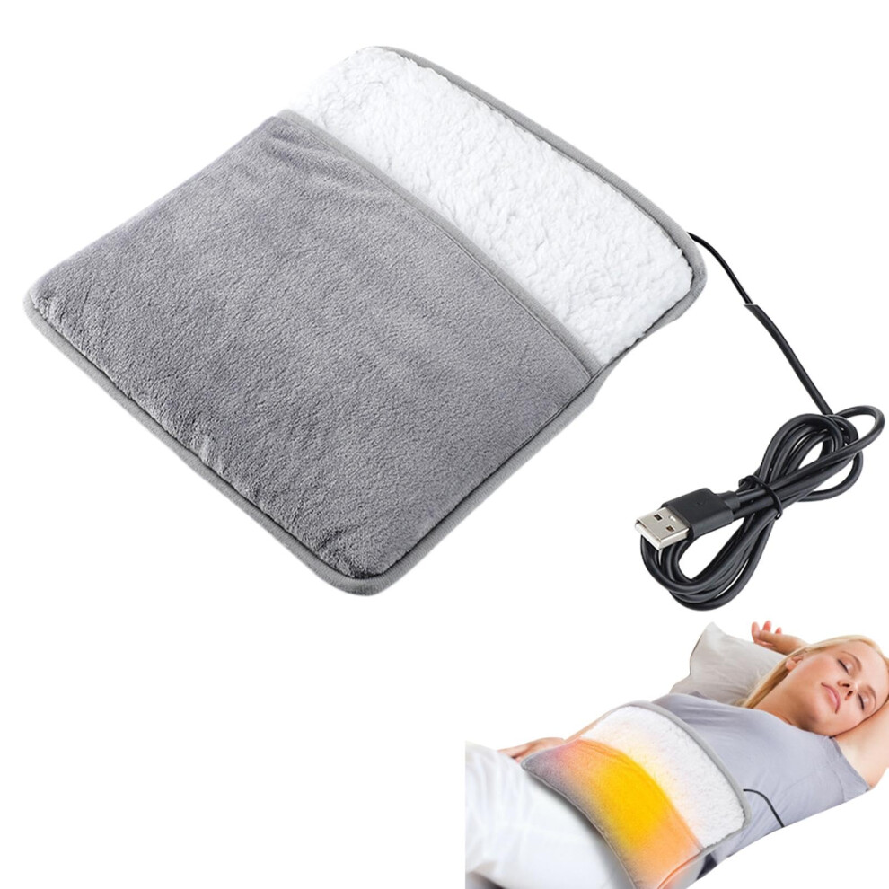 Electric Foot Warmer with Instant Heat Therapy, Cozy Cotton Heated Foot Pad for Home and Office