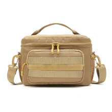 Lancheira resistente, bolsa tática isolada e à prova de vazamentos com sistema MOLLE, perfeita para trabalho, caminhadas e viagens ao ar livre (cor