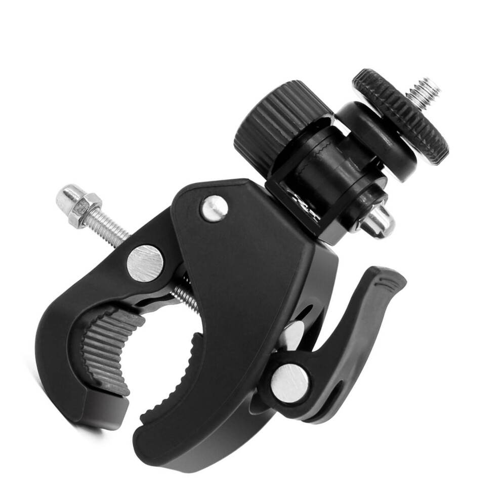Handlebar Bike Camera Mount Clamps Adjustable Universal Clamps For Cameras Video Lights Monitors Aluminum 9347817315073