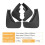 4PCS Car Mudguard Mud Flaps  Mud Guard  for  Captur 2013-2019 6